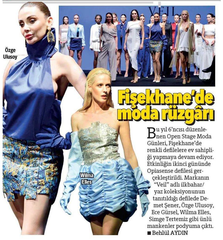 Basında OPIASENSE | Open Stage Moda Günleri Veil Collection