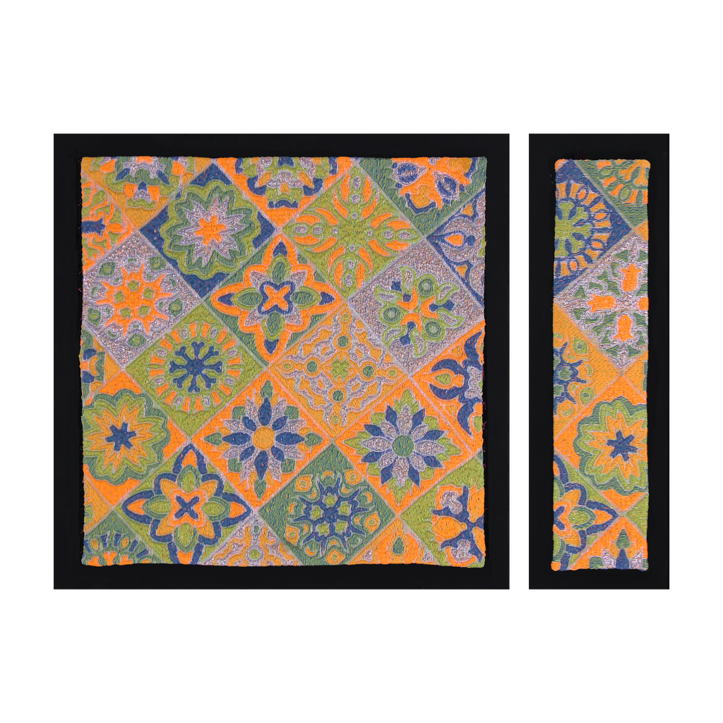 Opia Fractals Patch in Green