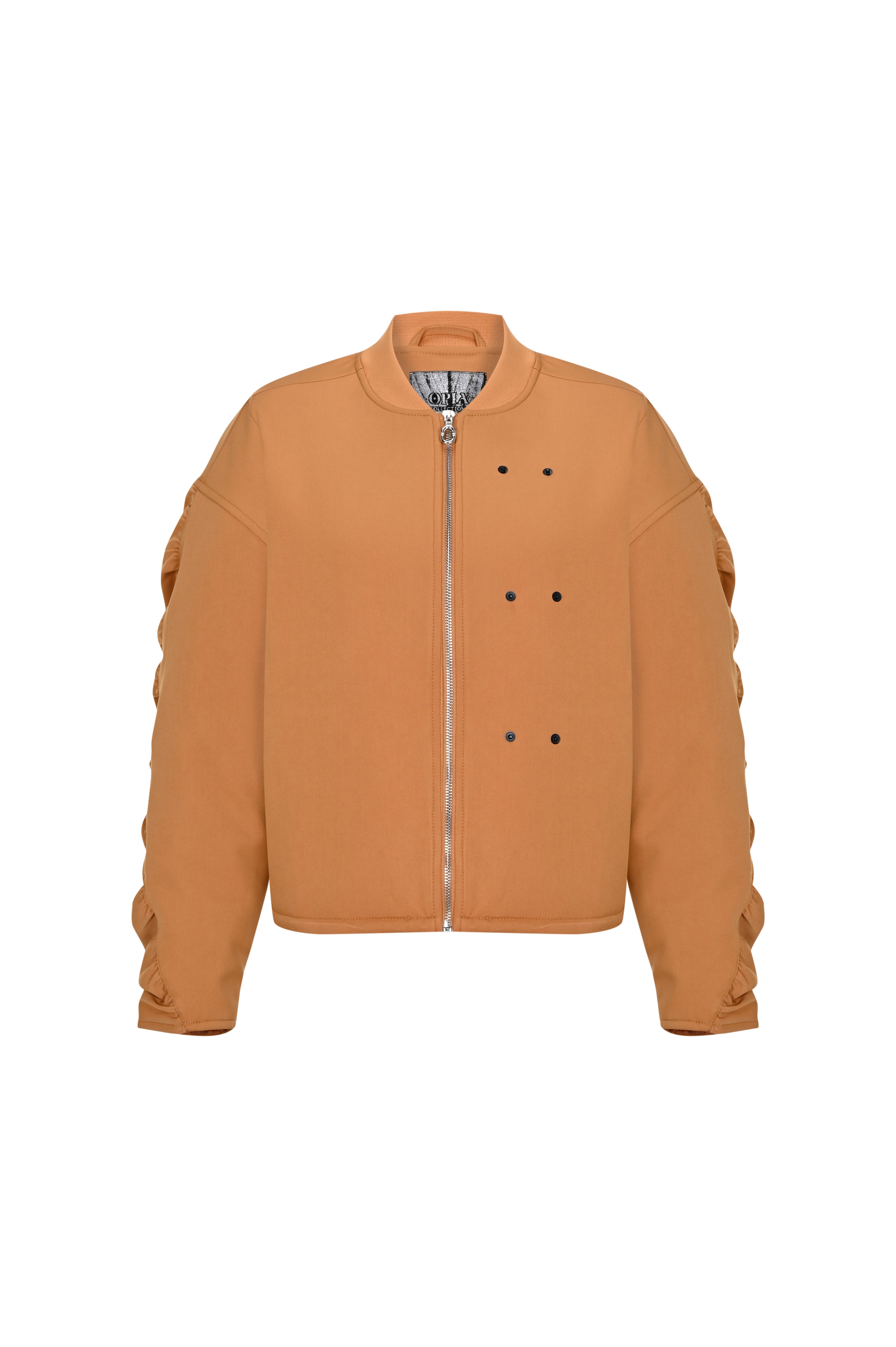 Amber Luxe Büzgülü Bomber Ceket