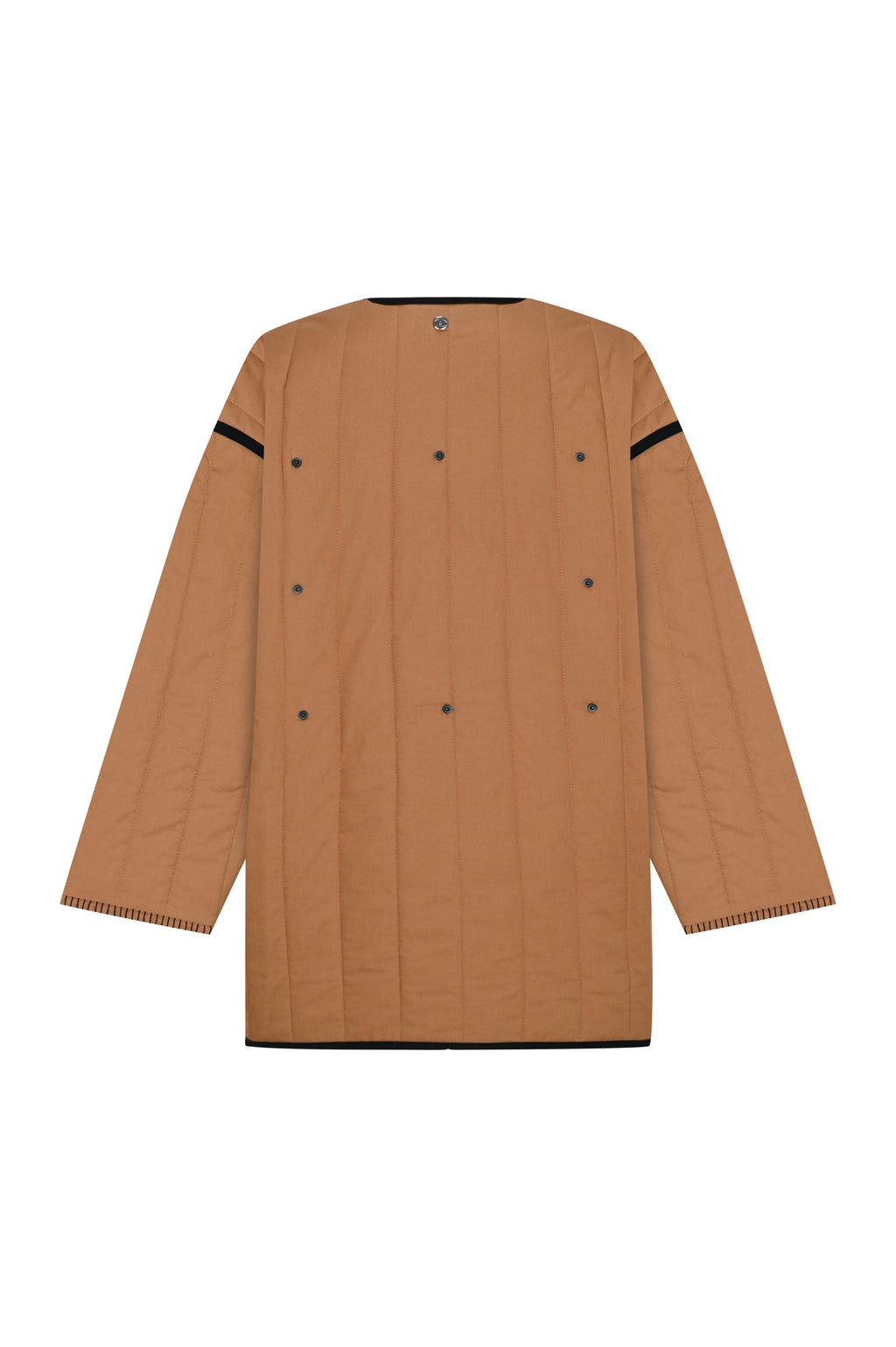 Kapitone Artistry Kahverengi Ceket