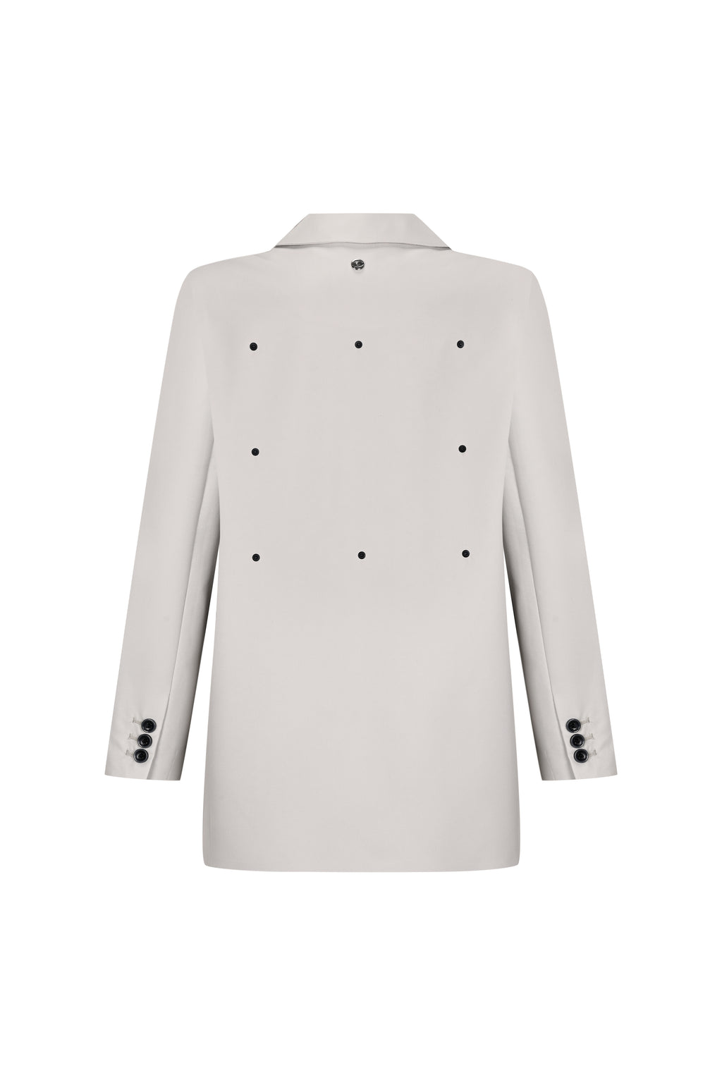 Ekru Klasik Blazer Ceket
