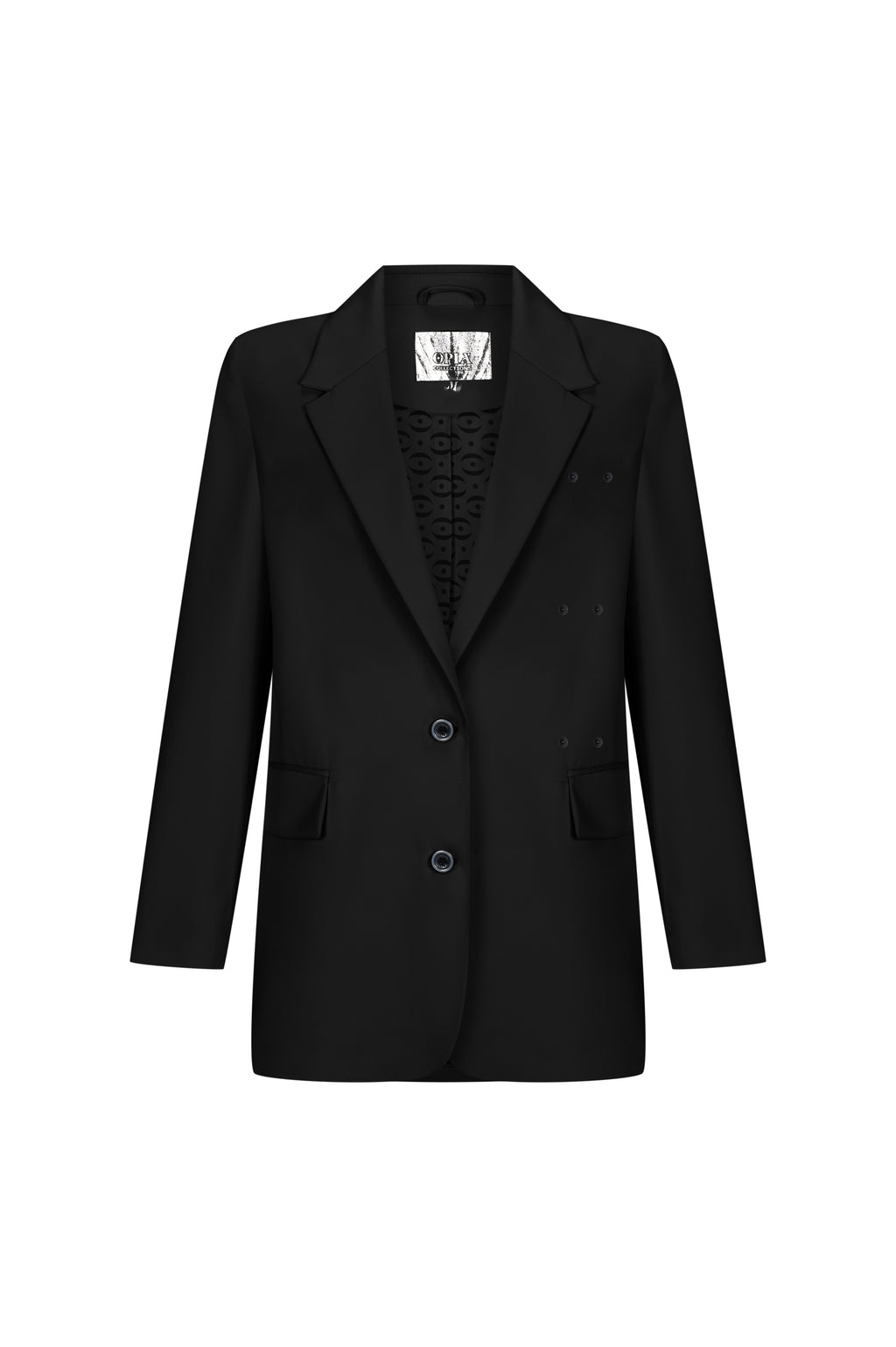 Siyah Klasik Blazer Ceket