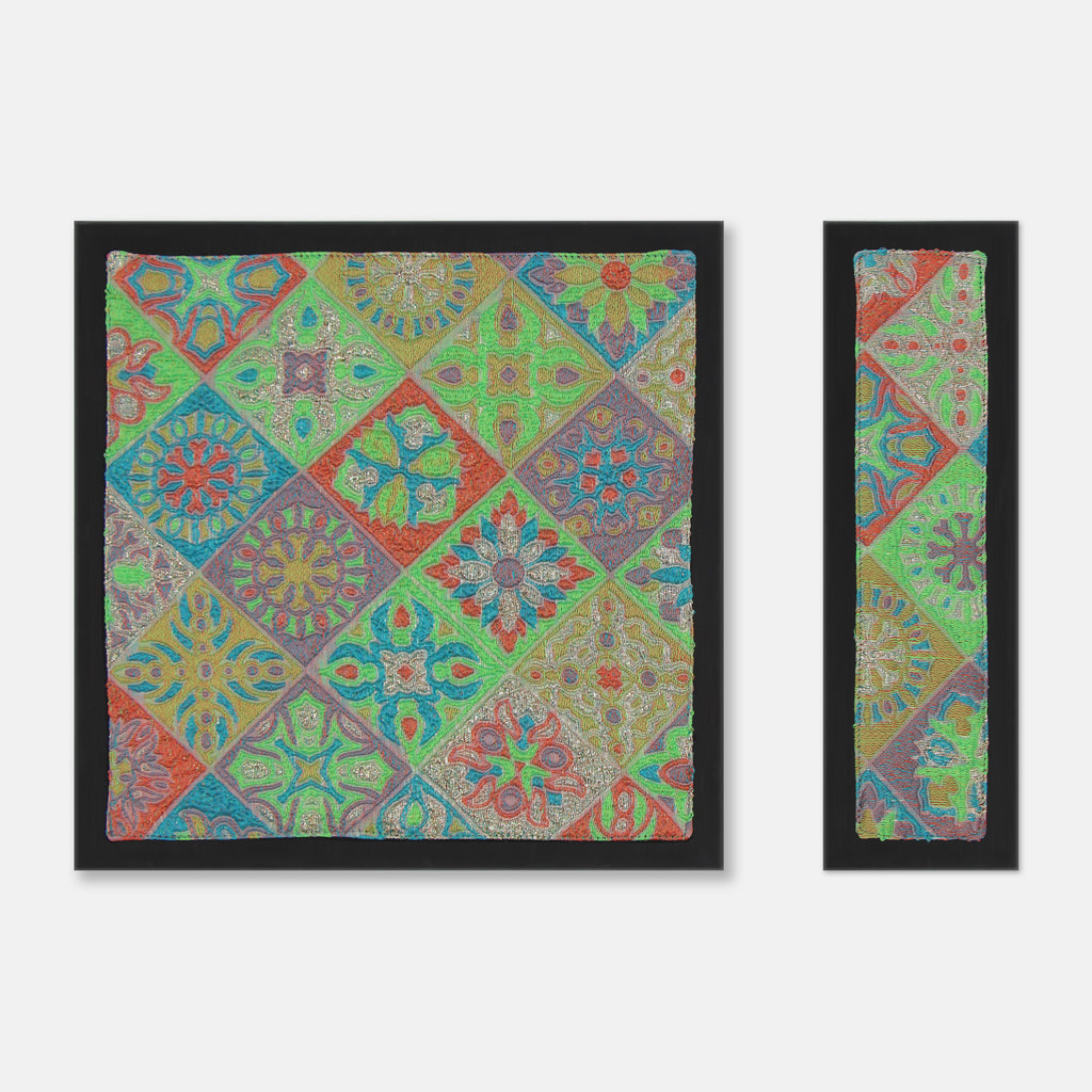 Opia Fractals Patch in Green
