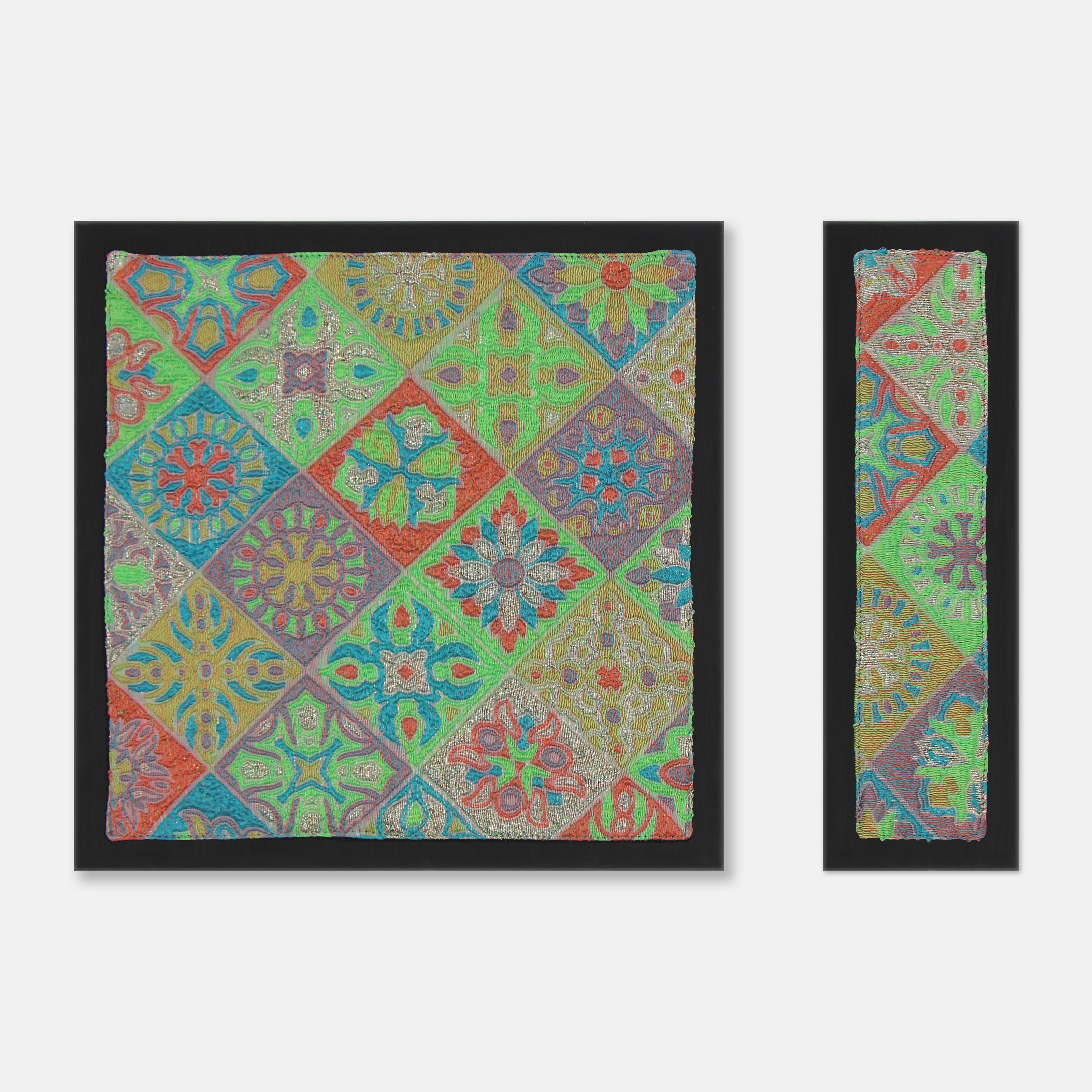 Opia Fractals Patch in Green