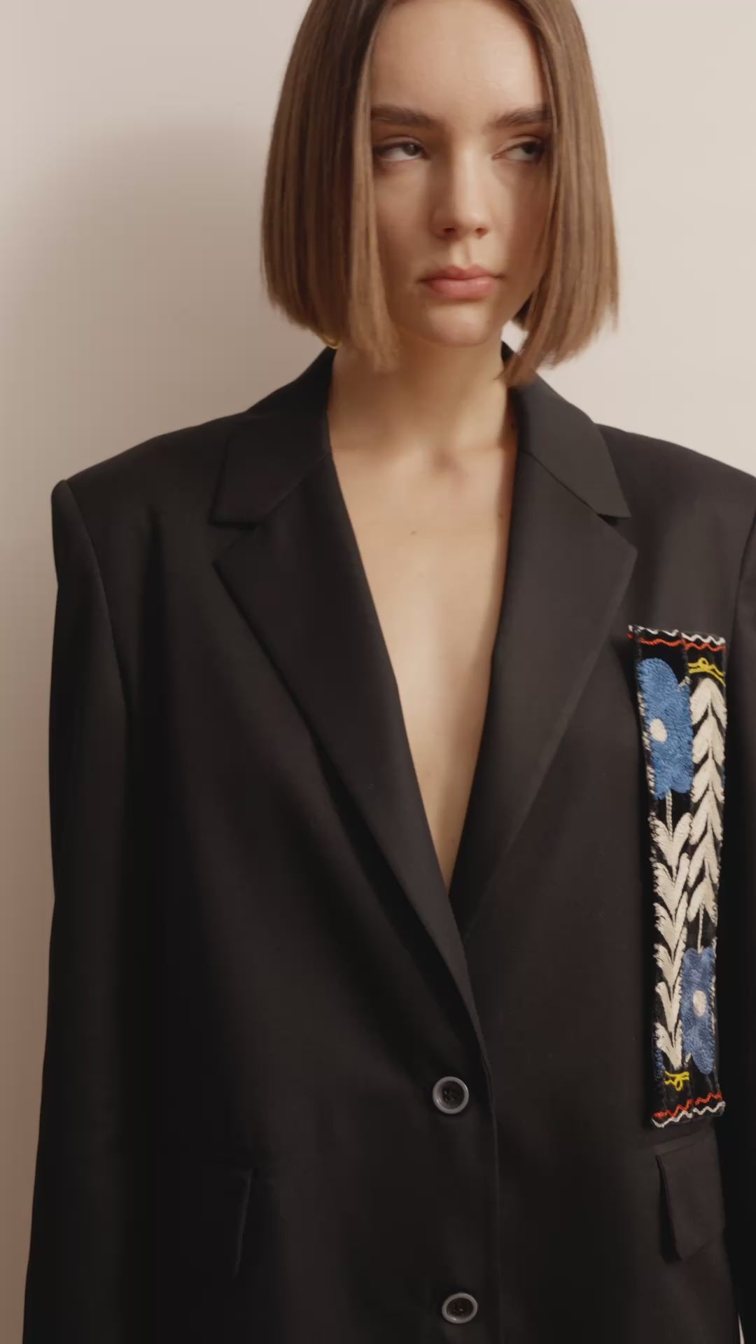 Siyah Klasik Blazer Ceket